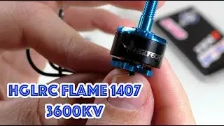 Тест мотора HGLRC Flame 1407 3600KV замеры тяги