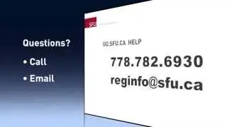 How to check your enrollment date -- SFU