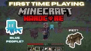 FIRST TIME PLAYING HARDCORE MINECRAFT! WHAT IS THAT BLUE THING?! (TAGALOG GAMEPLAY)