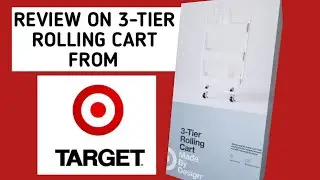 3-Tier Rolling Cart by TARGET Has locking wheels to hold it in place which IKEA Roskog doesn't!
