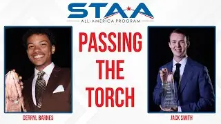 2024 Jim Nantz Award Winner Derryl Barnes Congratulates 2025 Winner Jack Smith
