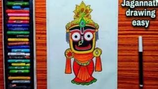 Easy drawing idea 💡 jaganath ji drawing#longvideo#realasticdrawing#viral#trending#easydrawing