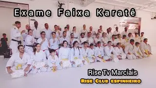 KARATE SHOTOKAN RISE CLUB - EXAME FAIXA - TRANSMISS&Atilde;O AO VIVO - 28/05/23 - EQUIPE RAION