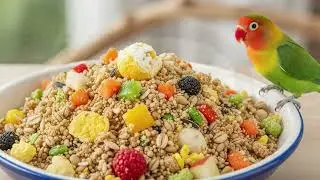 Love Bird Soft Food master Recipe. Food list to keep birds healthy in extreme winter.