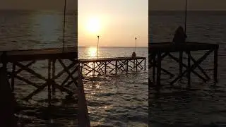 Drone | Sunset I Island  #sunsetshorts #sunset #sunsetbeach #beautifulsunset #shorts #fyp #sun