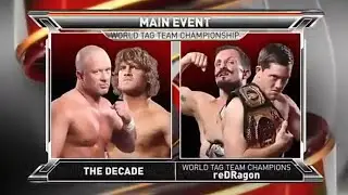Adam Page & B.J. Whitmer vs. reDRagon (Kyle O'Reilly & Bobby Fish) - ROH World Tag Team Titles 2015