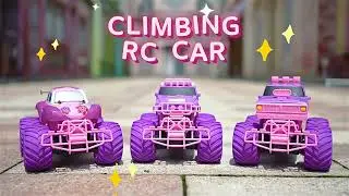 JJRC Q157 Pink Girl Toy RC Climbing Car 2.4G Off Road Vehicle Party Gift Remote Control Car Girl