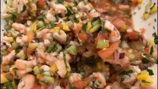 Ceviche de camarón 🦐 fácil de preparar vero 8a en vivo 🛑
