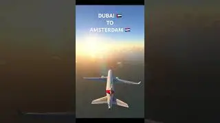 Dubai 🇦🇪 to Amsterdam 🇳🇱 #dubai #netherlands #flight #planeaccident