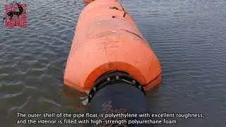 The use of pipe floats in dredging projects