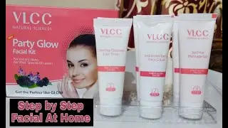 VLCC Party Glow Facial kit for Instant Glow | Step By Step With Demo | Nidhi Gupta