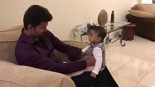 Thalapathy Vijay playing with cute baby
