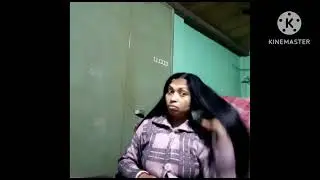 Long hair bun drop And long hair brushing,  paly#longhairpaly#longhairbundrop#requestvideo