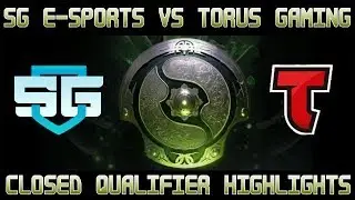 SG vs TORUS - SA QUALIFIERS - THE INTERNATIONAL 2018 DOTA 2