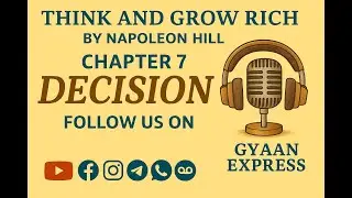 Think and Grow Rich &ndash; Chapter 7 | Decision: Mastery of Procrastination | Audio Summary (Hindi)