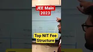 Top 10 NIT Fee Structure | #jeemain2023 #jee2023