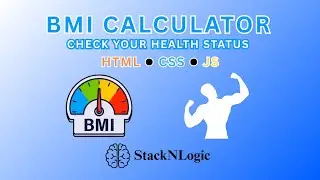 BMI Calculator | Check Your Health Status in Seconds (Weight + Height in Feet) | Beginner JS Project