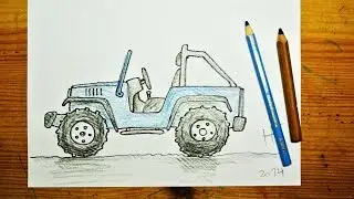 How to Draw a Jeep Wrangler