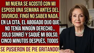 Mi Nuera Se Acostó con Mi Esposo Una Semana Antes de Firmar el Divorcio… Yo Fingí No Saber Nada