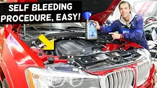 BMW Cooling System Self Bleeding Procedure Explained on BMW X3 X4 F25 F26