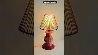 Handmade table lamp 🛋️ #shots #diy #lamp #tablelamp