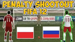 #FIFA12 |  FRIENDLY #PENALTY SHOWDOWN: Poland vs Russia - #nostalgia #fifa