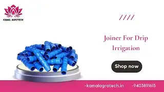 Drip Irrigation Joiner &ndash; Secure & Leak-Proof Connections for Efficient Watering! (English)