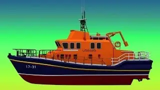 Severn Class Lifeboat 3D Model