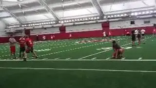 Wisconsin long snapping camp -field goal snaps