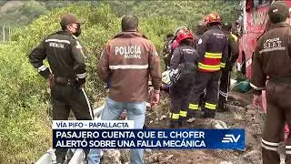 Accidente de tránsito deja nueve fallecidos y 20 heridos en vía Pifo - Papallacta