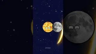 When moon blocks the sun #shorts #solareclipse