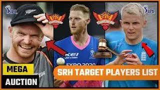 SRH TARGET PLAYERS 2022 MEGA AUCTION || SRH TARGET PLAYERS 2022 || SRH NEW SQUAD 2022 || IPL 2022
