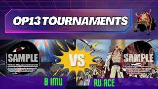 (OP13) Black IMU vs Red/Blue ACE &ndash; Meta War! One Piece TCG Gameplay | Decklist