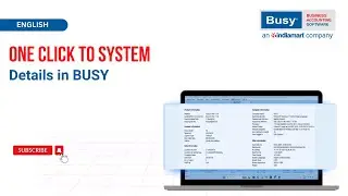 BUSY System Info Feature 🔍 | Diagnose & Fix Issues Faster (English)
