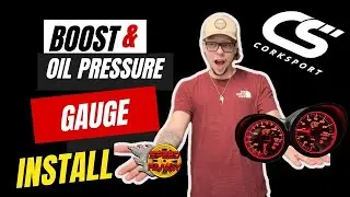 #MAZDASPEED3 #CORKSPORT Boost and Oil Pressure Gauge install