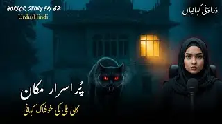 Terrifying Haunted House & Black Cat Horror Story In Hindi / Urdu || Horror Story