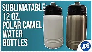 Sublimatable 12 oz.  Polar Camel Water Bottles