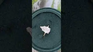 A drop of water with a thousand sparkles. This one's for the fans of pear-shaped diamonds.