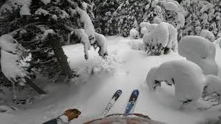 Powder Day on the New Run! Greenbury Mountain