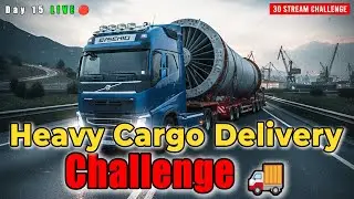 &ldquo;Bina Damage Heavy Cargo Pahuncha Payenge? 😳 | ETS 2 LIVE&rdquo; #bandhilki #simulation