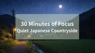 【作業用BGM】30 Minutes of Focus | Quiet Japanese Countryside & Clean Piano 受付