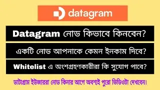 How to purchase Datagram Node | ১০/১১ তারিখ কারা কারা নোড কিনতে পারবো |