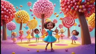 Lollipop Tree Dance Party | Fun Candy Song for Kids | Colorful Nursery Rhyme