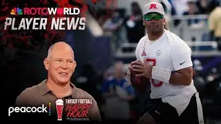 Russell Wilson is a fantasy &lsquo;upgrade&rsquo; for Malik Nabers | Fantasy Football Happy Hour | NFL on NBC
