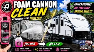 Check Out This Wash Transformation How to Wash A Travel Trailer Camper Quickly & Easily Tips/Tricks 