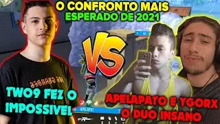 TWO9 VS APELAPATO E YGORX O CONFRONTO MAIS ESPERADO DE 2021 - LOS GRANDES VS NETSHOES!