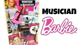 NEW ARTICULATED BARBIE DOLL - MUSICIAN BARBIE DOLL REVIEW