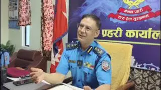 New SP Kabit Katwal In Morgan #biratnagar #video #morang #police 
