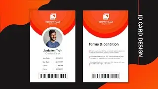 Id Card Design | how to make id card design || slashtechbd