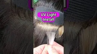 NEW Seamless Extensions That Melts Into Your Hair! #uvlighthair